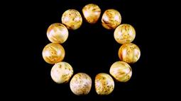 [福田工藝]Yellow cedar加拿大檜木釘仔瘤水磨聞香念珠/提珠/特極重油25咪27子[加提1] 歷史價格詳細信息