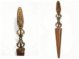 --般若軒-普巴杵一對 --天珠天鐵佛像法器念珠 #148c 歷史價格詳細信息