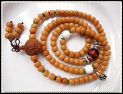 藏傳文玩 念珠之王嘎巴拉108顆佛珠手串 藏區嘎嘎，已經有點172 歷史價格詳細信息