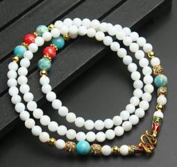 「還願佛牌」泰國 佛牌 鏈 串珠款 項鍊 單掛 經典 鏈子 黑瑪瑙 三掛 6 mm 銀 歷史價格詳細信息