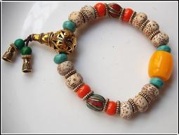 【雅之賞|佛教|藏傳文物】特賣* 藏式星月菩提 + 銅珠10mm手珠~201201 價格比較,價格查詢,歷史價格詳細信息