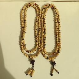 [ 廣緣-念珠 ] A貨  5mm108顆  冰種豆青緬甸玉念珠 **可議價** 歷史價格詳細信息