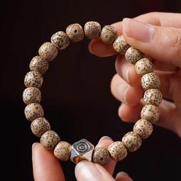 天然原生態高密白玉菩提根手串繞指柔男女單圈手串手錬 歷史價格詳細信息