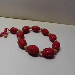 硃砂手鍊搭配天然綠松石圓珠配件設計氣質優雅男女生款首飾品手串 歷史價格詳細信息