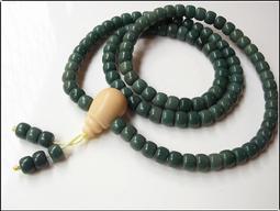 天然綠皮風化綠色陰皮菩提根手串108顆 菩提子文玩佛珠念珠項鏈 歷史價格詳細信息