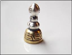 文玩配飾藏銀合金圓配珠4顆，尺寸1.4，共兩種花紋。每種兩顆 -2199 歷史價格詳細信息