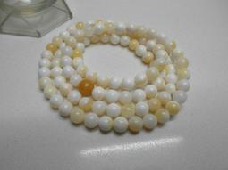 金絲玉項鏈新疆羊脂白108顆佛珠黃玉髓配飾手鏈新款小眾男女 歷史價格詳細信息