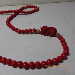 紫晶宮***台灣天然硃砂手鍊手串 天然硃砂6mm108念珠搭配金箔***品質保證 歷史價格詳細信息