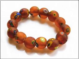 尼泊爾手工古法琉璃雪弗萊琉璃，直徑約：0.7cm，厚約：0. -2247 歷史價格詳細信息