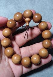 【茶香藝品小舖】新品優惠~極品正宗印度小葉紫檀手珠 佛珠 念珠18mm，高油高密沉水雞血紅少棕眼 歷史價格詳細信息