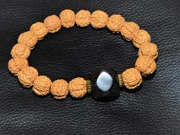 尼泊爾金剛菩提子藏式文玩手串五瓣紅皮滿沉水佛珠手鏈 歷史價格詳細信息