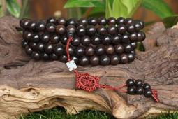 阿木小舖~黑檀木項鍊/手鍊 念珠 佛珠 手串108顆~6mm(178含運)60038 歷史價格詳細信息