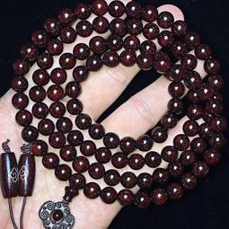 佛珠手串 天然佛珠印度小葉紫檀本命佛生肖手串男老料檀香木文玩佛珠手鏈女 歷史價格詳細信息