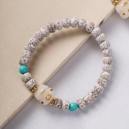 天然原生態高密白玉菩提根手串繞指柔男女單圈手串手錬 歷史價格詳細信息