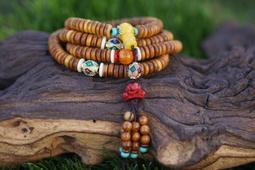 阿木小舖~黃金檀木項鍊 手鍊 念珠 佛珠108顆12mm(459含運)60038 歷史價格詳細信息