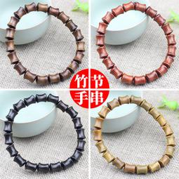 綠檀木手串竹節手錬男款女節節高升佛珠文玩盤玩小眾考試上岸禮物 歷史價格詳細信息