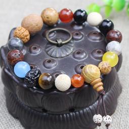 十八籽手串菩提子男女情侶手鏈佛珠念珠星月金剛多寶18籽 歷史價格詳細信息