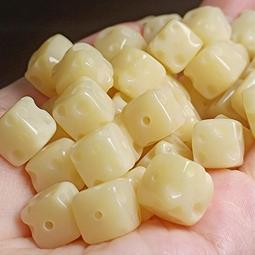 (真菩提)炭燒黃白漸變蓮花菩提手串白玉菩提根雕刻繞指柔男女盤玩 歷史價格詳細信息