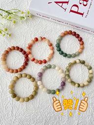 天然漸變鹽源瑪瑙串珠手鏈女生高級感小眾和田玉福牌手串生日禮 歷史價格詳細信息