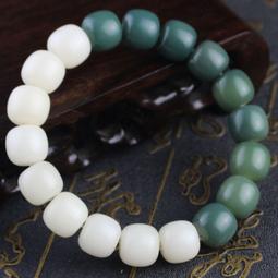 佛珠手串 天然佛珠天然墨西哥全綠眼全紫眼黑曜石男女款單圈手鏈手串批發支持代發 歷史價格詳細信息