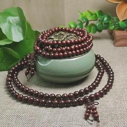 非洲小葉紫檀手串 尚比亞血檀文玩佛珠108顆男女手鍊 diy飾品 歷史價格詳細信息