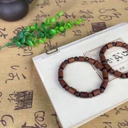 沉香木手串木質手鐲十二生肖文玩復古風竹節手把件圓環木鐲子男女 歷史價格詳細信息