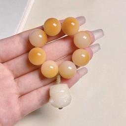 炭燒爪菩提手串女生盤玩繞指柔白玉菩提手錬學生咪手捻男 歷史價格詳細信息