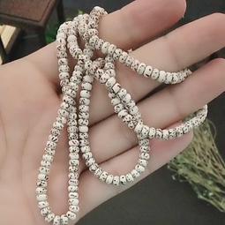 迷你小星月菩提子佛珠手串海南原籽干磨順白情侶女友禮物 歷史價格詳細信息
