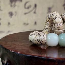 星月菩提子根手串單圈手錬男女白玉佛珠文玩念珠繞指柔高密度手錬 歷史價格詳細信息