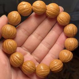 猴頭手串土豪南瓜無修全品收藏級畢業鳳羽矮樁雙臍天然手串佛珠 歷史價格詳細信息