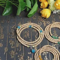 迷你小星月菩提子佛珠手串海南原籽干磨順白情侶女友禮物 歷史價格詳細信息