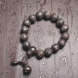 【六字真言雷擊木手串】雷擊木棗木雕刻六字箴言佛珠手串 開光結緣棗木佛珠手鍊念珠 送朋友領導 歷史價格詳細信息