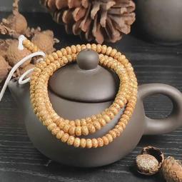 迷你小星月菩提子佛珠手串海南原籽干磨順白情侶女友禮物 歷史價格詳細信息