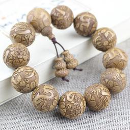 六道工藝店 金五臺原木老料降龍木九道木六道木念珠手錬108粒 歷史價格詳細信息