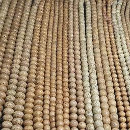 海南星月108顆佛珠子多寶珠菩提手串風化菩提根阿呆民族風手鏈男 歷史價格詳細信息