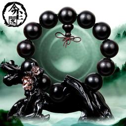 沉水黑檀木18顆手持佛珠念珠唸佛珠手串菩提十八顆男士女款 歷史價格詳細信息