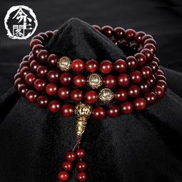 今塵閣印度高密老料老山檀香手串檀香108男女佛珠綠松石手鏈文玩 歷史價格詳細信息