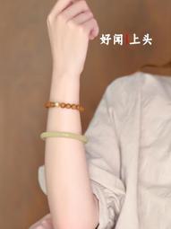 印度老山檀香女士手鏈 纖細 單圈手串檀木佛珠梅花隔珠飾品 歷史價格詳細信息