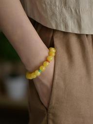 俄料天然雞油黃蜜蠟108顆項鏈俄羅斯波羅的海琥珀佛珠手串女男 歷史價格詳細信息