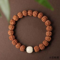 【小雲精選國際購】菩提手串女白玉菩提根手鏈繞指柔盤玩手串男款佛珠天然菩提子正品 歷史價格詳細信息