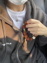 原創星月菩提子手串民族風混搭手錬女多圈天然藍紋石佛珠個性 歷史價格詳細信息