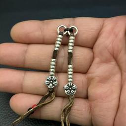 純銀藏式側掛卡子 藏飾配件 佛珠計數配飾 藏傳文玩小素465 歷史價格詳細信息