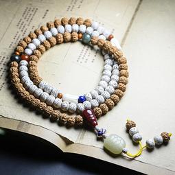 星月菩提 36顆手持佛珠手串 正月留白桶珠 菩提子念珠男女~ 歷史價格詳細信息