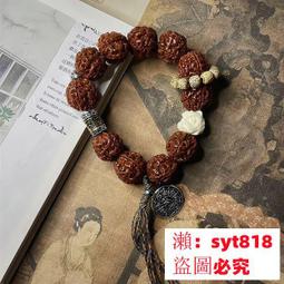 原創星月菩提子手串民族風混搭手錬女多圈天然藍紋石佛珠個性 歷史價格詳細信息