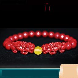 原礦朱砂高含量佛珠手鏈情侶款本命年紫金砂圓珠十八子手持手串 歷史價格詳細信息