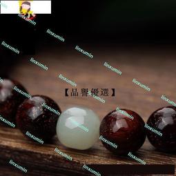 天然小葉紫檀黑檀木鑲銅桶珠燈籠珠腰珠手鏈項鏈文玩佛珠DIY配件 歷史價格詳細信息