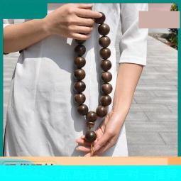 【 手串 】手鏈 文玩念珠手飾 文玩禮品  趨吉避凶 沉水印度老山檀香手串108顆供奉老料男士女佛珠文玩檀木手鏈 歷史價格詳細信息