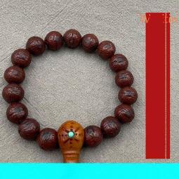 #鳳眼菩提尼泊爾精品鳳眼菩提，紅皮鐵籽 -1246 歷史價格詳細信息