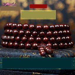手串保真印度小葉紫檀木手串108顆爆金星沉香佛珠念珠項鍊男女古風 歷史價格詳細信息