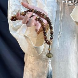 敦煌問天菩提根手持手串女生盤玩文玩風化白玉菩提子手錬男款念珠 歷史價格詳細信息